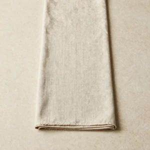Hemmed Linen Runner