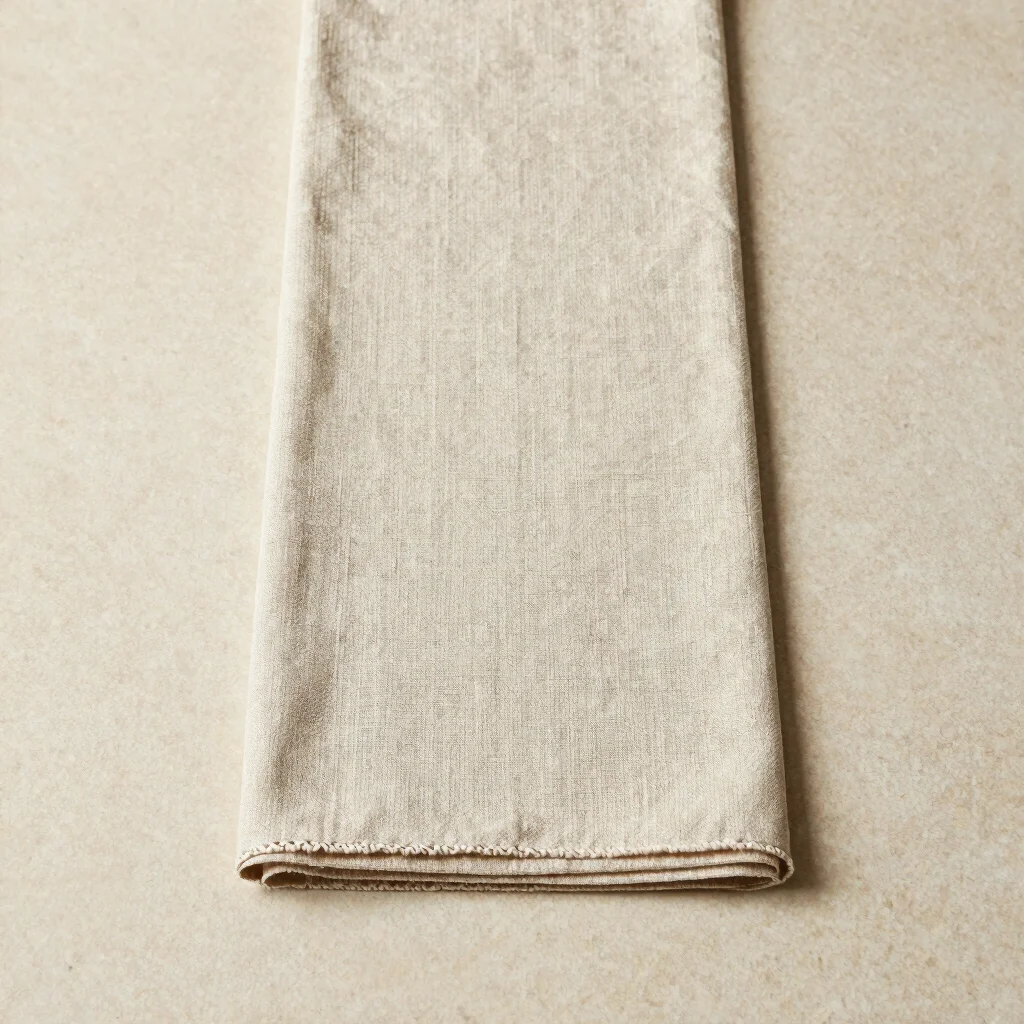 Hemmed Linen Runner
